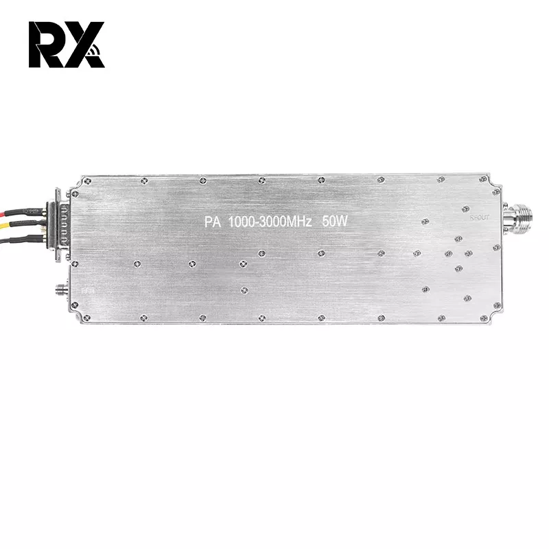 Walang digital na mapagkukunan 1000-3000MHz amplifier power jammer module 50W