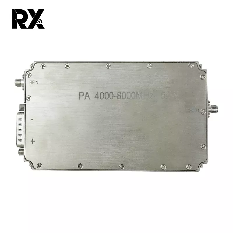 Ultra-Wideband C-Band 4-8 GHz 50W Power Amplifier RF System